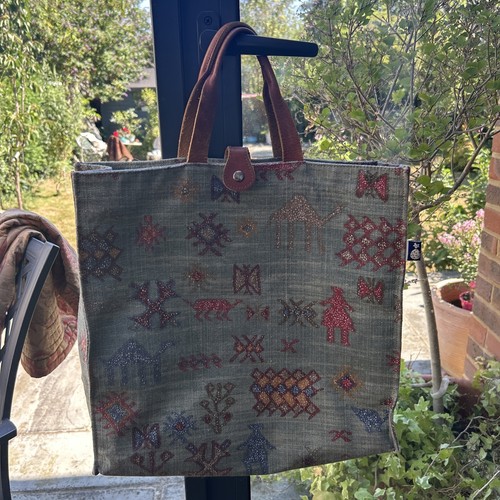 Prickly pear shopper bag - pear,