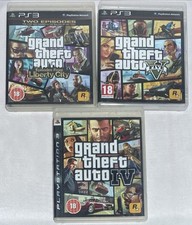 Grand Theft Auto / GTA IV, V & Liberty City Bundle - PlayStation 3 - PS3 - PAL