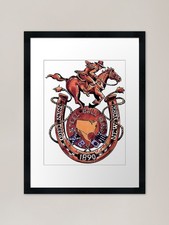 Steel Ball Race Horse Framed