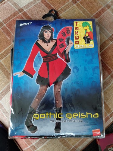 Smiffys gothic geisha costume - smiffys,