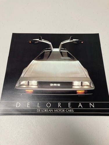 Delorean dealer brochure - delorean,
