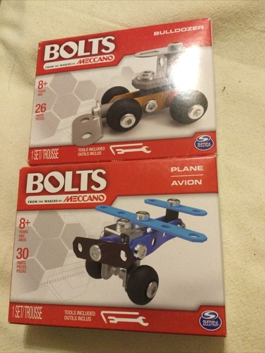 Meccano bolts plane - bolts,