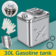 30L Jerry Can Stainless Steel Fuel  Storage Boat/4WD/Car/Motorbike Oil drum