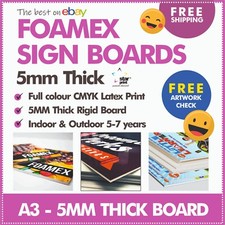 5MM A3 FOAMEX BOARD PRITNING |