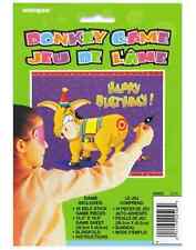 Pin the Tail on the Donkey Game – Classic Kids' Retro Party Activity for Birthda