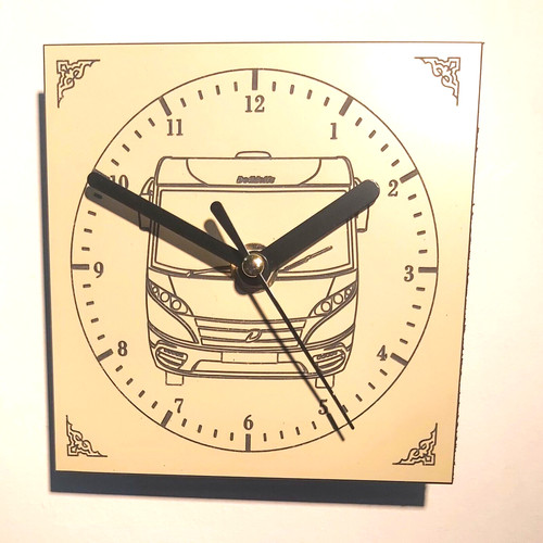 Dethleffs motorhome clock - motorhome,