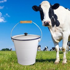 Enamel Bucket Rice Container