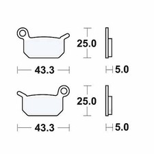 TRW Brake Pads Sintered