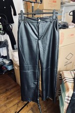 Yozy Black PVC Wide Leg Clubbing |Party | Concert Trousers ?? Size 8