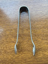 Vintage Silver-Plated Sugar Tongs – Maker’s Mark ‘JGGS’ – Mid-20th-Century Style