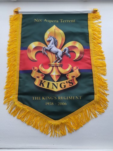 King regiment pennant flag - king's, /