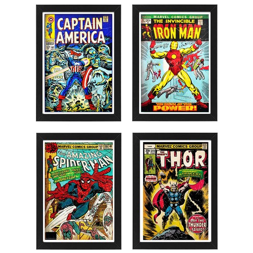 Retro marvel comic - marvel, book