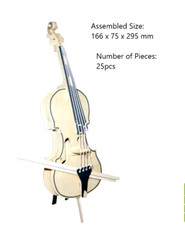Violin Cello Piano Guitar 3D