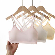 3 Pack Padded Bralettes Crop