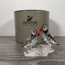 Swarovski Puffins | Crystal |