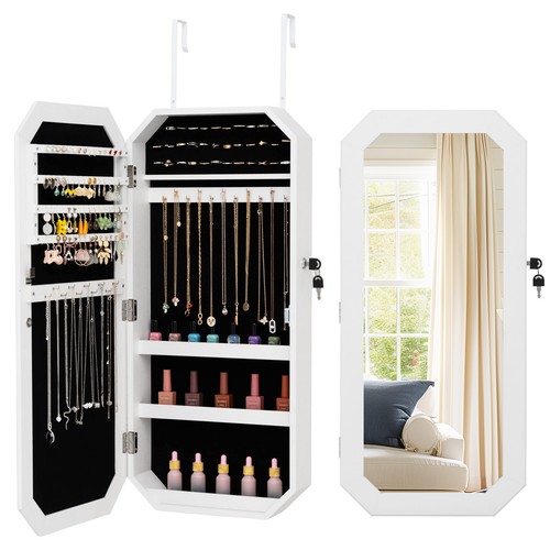 Lockable jewellery cabinet - jewellery,