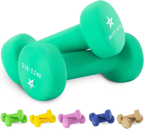 Neoprene coated dumbbell hand - neoprene,