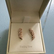 Sterling Silver CZ Earrings