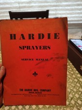 Hardy Sprayers Service Manual