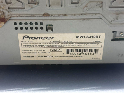 Pioneer mvh s310bt - pioneer, 1