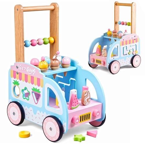 Wooden baby walker for - wooden, babies