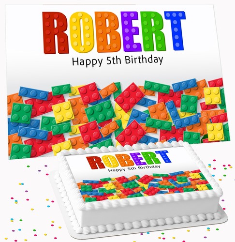Building block birthday - building,