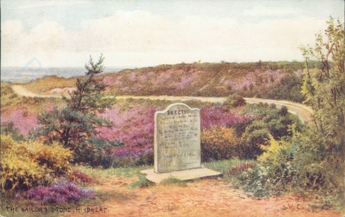 Hindhead the sailor stone - hindhead,