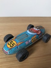 VINTAGE 1960s JAPAN RACING CAR NO 55 TIN PLATE CLASSIC 