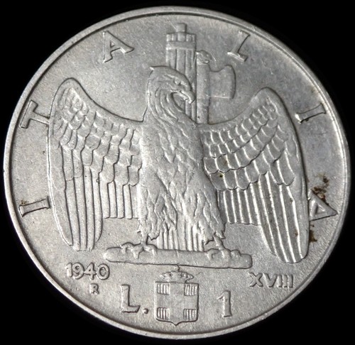 Italy lira 1940 - 1, vittorio