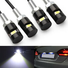 4X Universal Motorcycle Car License Number Plate Screw Bolt Light Lamp LED 12V