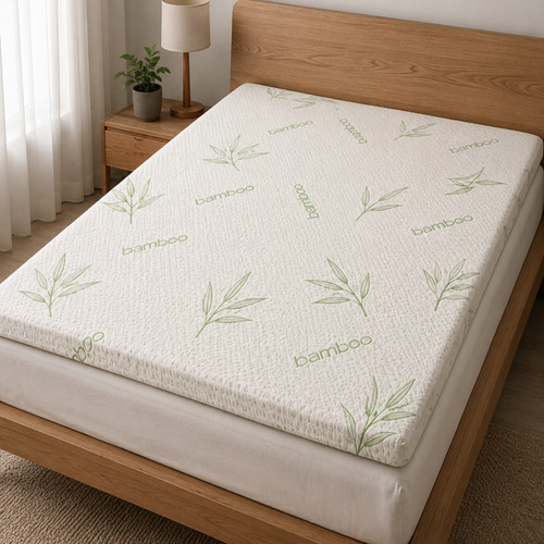 Bamboo memory foam mattress - bamboo,