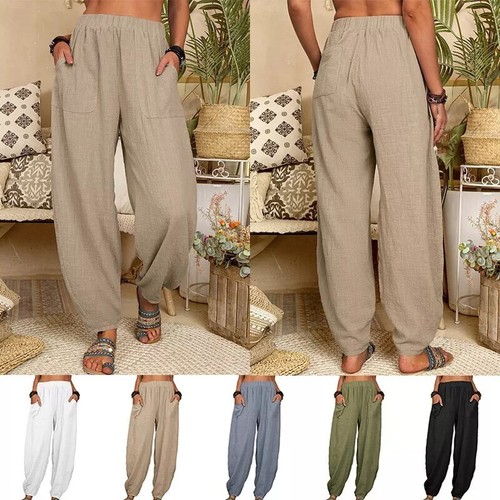 Ladies elastic waist - elastic, cotton