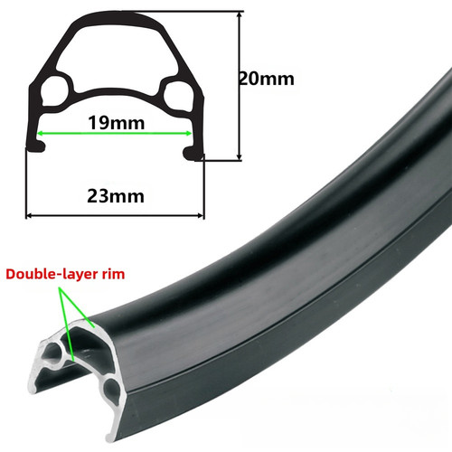 Double wall aluminum - aluminum, brake