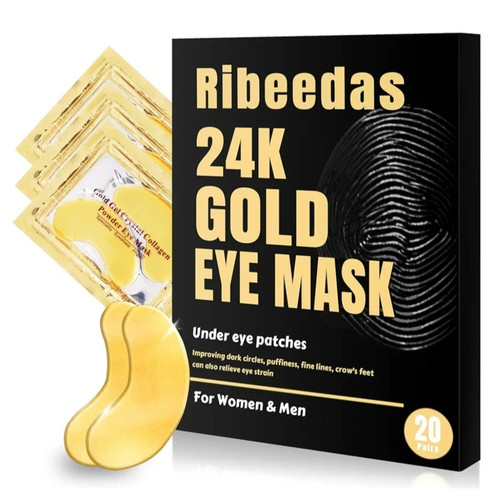 Ribeedas 24k gold eye masks - ribeedas,