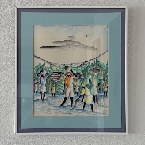 Vintage haitian folk - vintage,