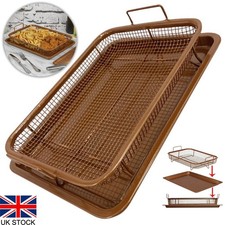 2 Pcs Copper Crisper Non-Stick