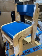 2x Kids Solid Wooden Chair Set