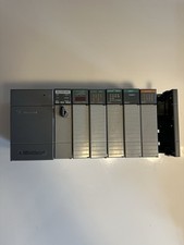 Allen Bradley SLC 500 1746-a7 PLC Slot Rack + Cards
