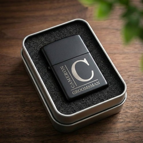Personalized black lighter - personalized,