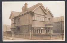 Sepia RPPC Postcard Bournemouth Publisher Corner of Bracken Road Southern Road