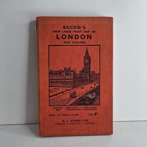 Bacon map london and - bacon's,