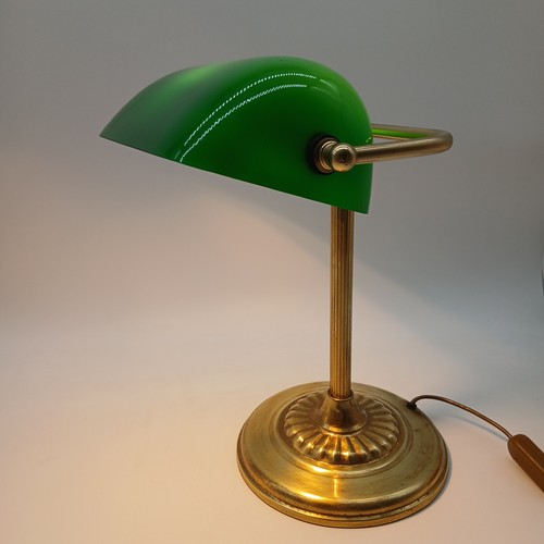 Hand blown green glass shaded - blown,