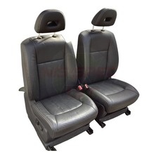 Nissan X-trail T31 Pair Black Leather Front Seats 2007-2014