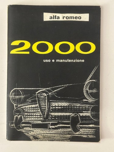 Alfa romeo 2000 use - alfa,