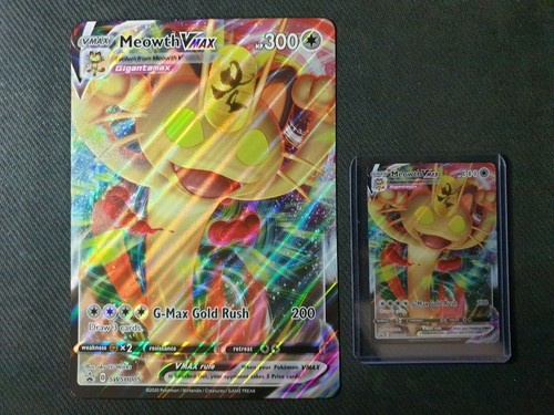 Pokemon meowth vmax jumbo - meowth,