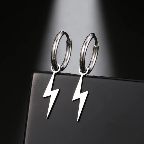 Lightning bolt hoop - bolt,
