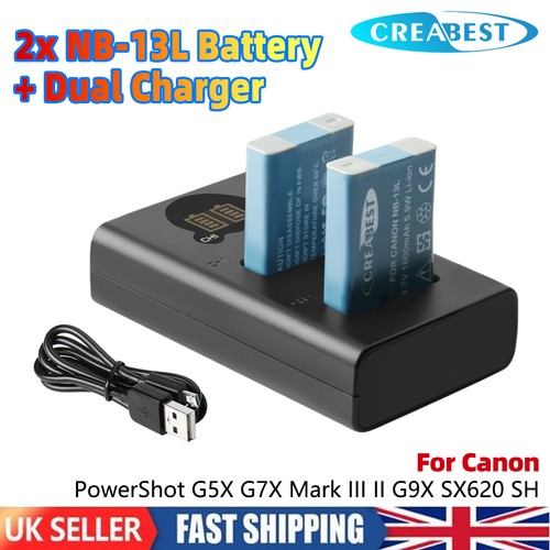 2x3 13l battery - 2x3.7v, nb-13l