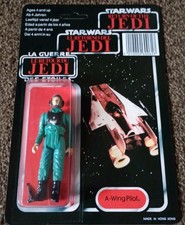 STAN SOLO STAR WARS LAST 17 A-WING PILOT TRI-LOGO VINTAGE STYLE CARDED FIGURE 