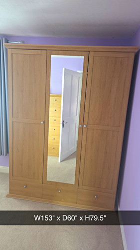 Piece light wood bedroom - wood,