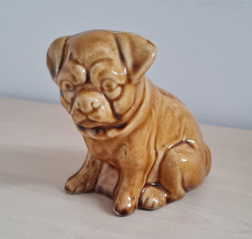 Pug dog ornament vintage - pug,